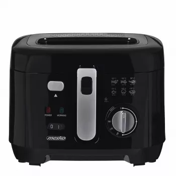 Deep fryer Mesko Home MS 4908 Single 2.5 L 1800 W Black Grey