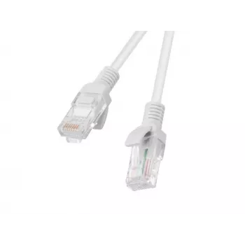 Networking cable LANBERG PCU5-20CC-0200-S Cat5e U/UTP RJ-45 to RJ-45 2 m Grey, stranded CCA, 100 MHz
