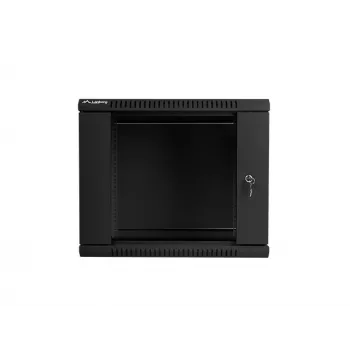 Lanberg WF01-6609-10B Wall-Mounted Rack Cabinet 9U 19 inch 600x600mm Black