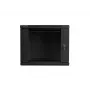 Lanberg WF01-6609-10B Wall-Mounted Rack Cabinet 9U 19 inch 600x600mm Black
