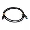 ROLINE RM USB 3.2 Gen 1 Cable, A-C, ST/ST, black, 1 m