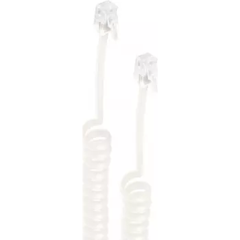 shiverpeaks ®-BASIC-S-Telephone Handset Coiled Cable-Cable 2x 4P4C, black, 5,0m (BS70135-5)