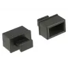 Socket safety cover DeLOCK 64021 Black 10 pcs