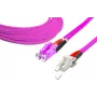 Lightwin High Quality Duplex LWL Patch Cable - MM OM4 - LSH - LC (LDP-50 LSH-LC 10.0 OM4)