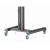 Floor TV stand Gembird TVS-70T-02 for 37 inch–70 inch screens, max 70 kg, VESA 200x200–600x400, tilt ±5°/−12°, height adjustable, caster wheels, cable management