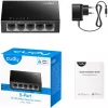 Unmanaged Switch Cudy FS105 5 Ports Fast Ethernet 10/100 Black