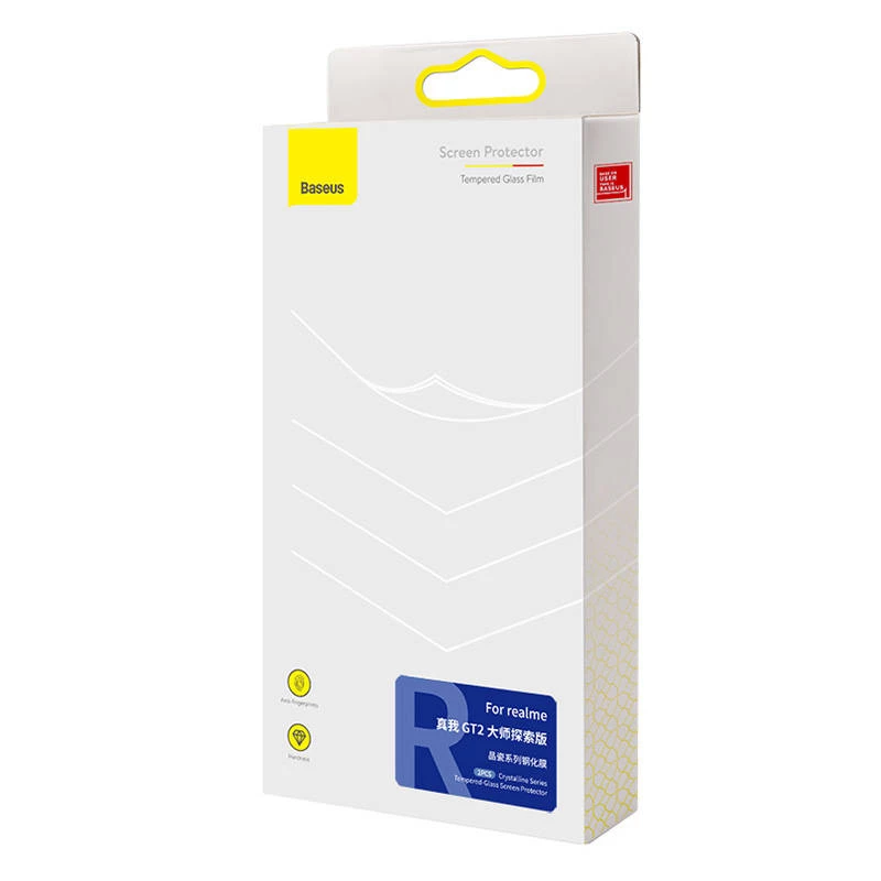 Tempered Glass Screen Protector Baseus for realme GT2 Master Explorer Edition — 9H hardness, 0.3 mm thickness