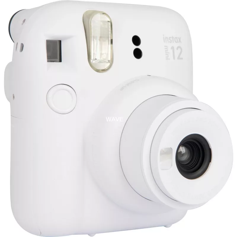 Instant camera Fujifilm Instax Mini 12 White — 86×54 mm prints, 60 mm focal length, AA battery