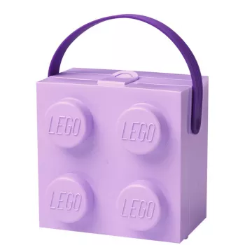 Storage box Room Copenhagen LEGO Box with Handle Lavender 40240004 — plastic storage container for LEGO and toys