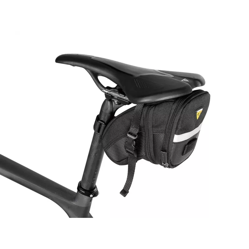 Seat Bag TOPEAK Aero Wedge Pack Medium — compact under-saddle bike storage