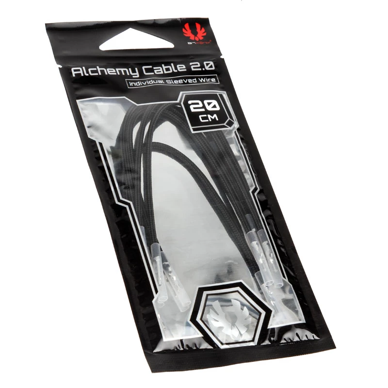 BitFenix Alchemy 2.0 0.2 m extension cable, male-to-female connector, 0.2 m length