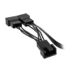 Fan PWM Splitter Cable Kolink 1-to-3, 4-pin PWM, 0.35 m
