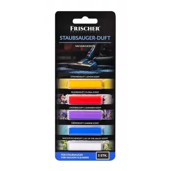 Frischer fragrance refills for vacuum cleaner, 5 cartridges, lavender mix, plastic blister pack