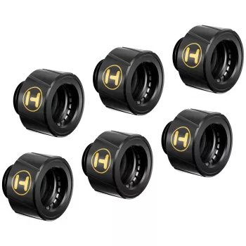 Fitting HYTE FIT-001 computer cooling system Brass Silicone Steel Black