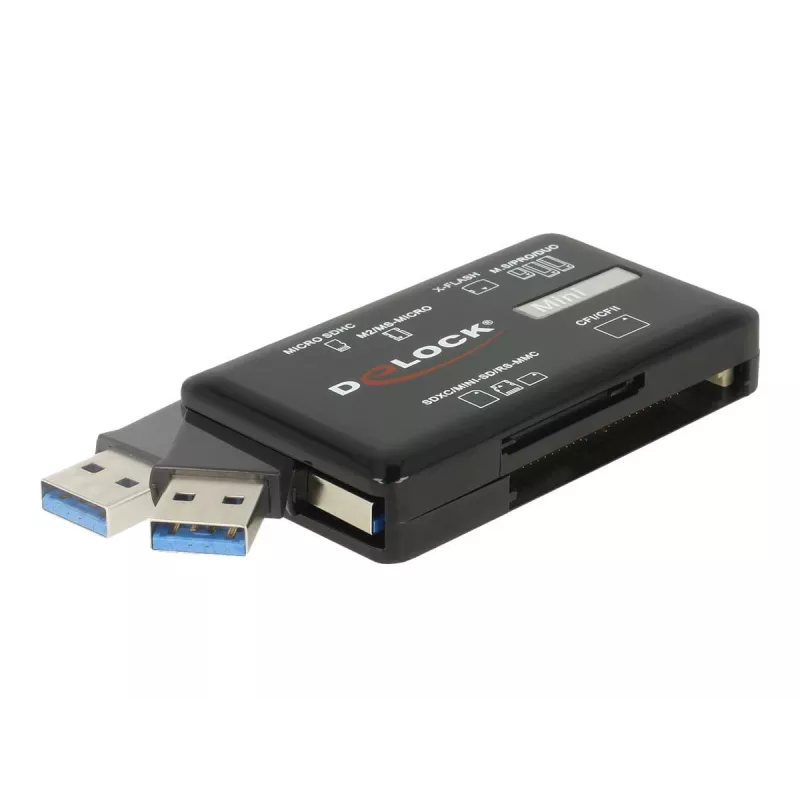 DeLOCK SuperSpeed USB Card Reader CF SD Micro SD MS M2 xD 5 Gbps