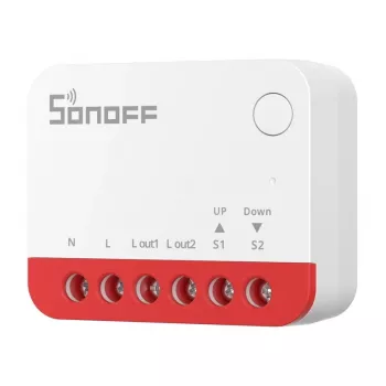 Smart switch Sonoff MINI-ZBRBS ZigBee compatible mini size for in-wall installation, low-profile relay
