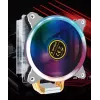 Air cooler Gembird CPU-HURACAN-ARGB-X130 12 cm Black White