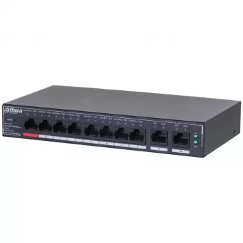 Dahua Technology SG4010P network switch Managed L2 Gigabit Ethernet (10/100/1000) Power over Ethernet (PoE) Black