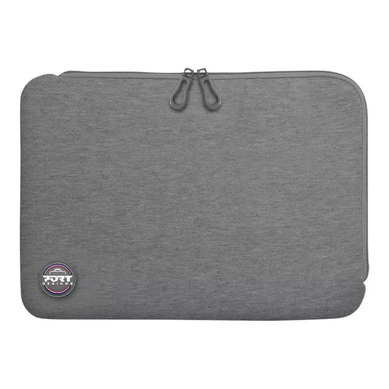 Sleeve case Port Designs Torino II for 39.6 cm (15.6 inch) laptops, cotton/neoprene, 0.224 kg, grey