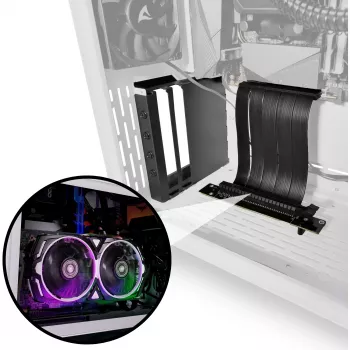 Sharkoon Compact VGCK, Riser Card (black, for MS-Y/Z1000 PC case)