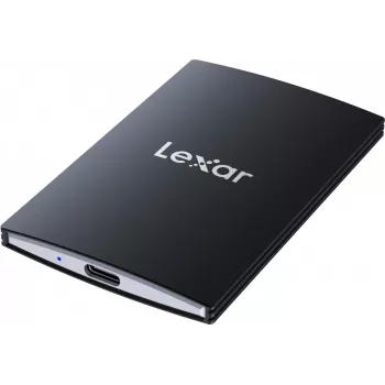 Portable SSD Lexar SL500 1 TB — USB Type-C, USB 3.2 Gen 2x2, up to 2000 MB/s, aluminium housing, 0.043 kg, black