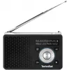 TechniSat DigitRadio 1 A 0100/4997 Digital Radio, DAB+/FM, RDS, 40 Presets, ASA Warning Function, Black/Silver