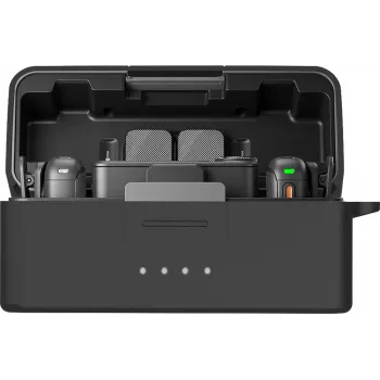 PULUZ Silicone Charging Case Protective Cover for DJI Mic 3 (Black)