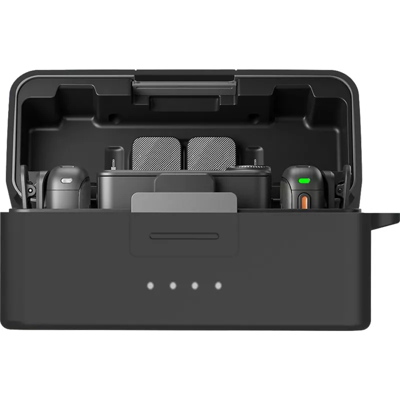 PULUZ Silicone Charging Case Protective Cover for DJI Mic 3 (Black)