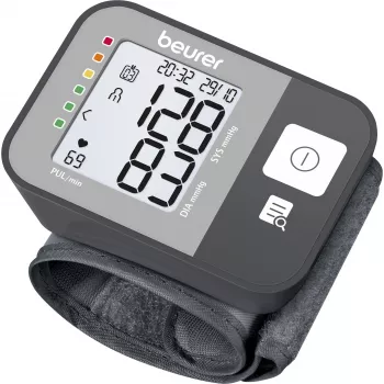 Beurer Wrist Blood Pressure Monitor, Fully Automatic, 2x60 Memory, Arrhythmia Detection (659.04)