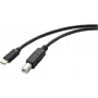 Renkforce RF-5720420 USB Cable 2 m USB 2.0 USB C USB B Black (RF-5720420)