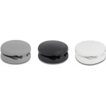 Cable Clamp DeLOCK 18339 Black Grey White 3 pcs
