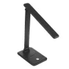 Table LED desk lamp MACLEAN MCE614B — dimmable, folding adjustable arm, 9W, 3000K/4500K/6500K, black