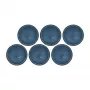Salad plates Rose&Tulipani U20180113D28-Z set of 6, 21 cm diameter