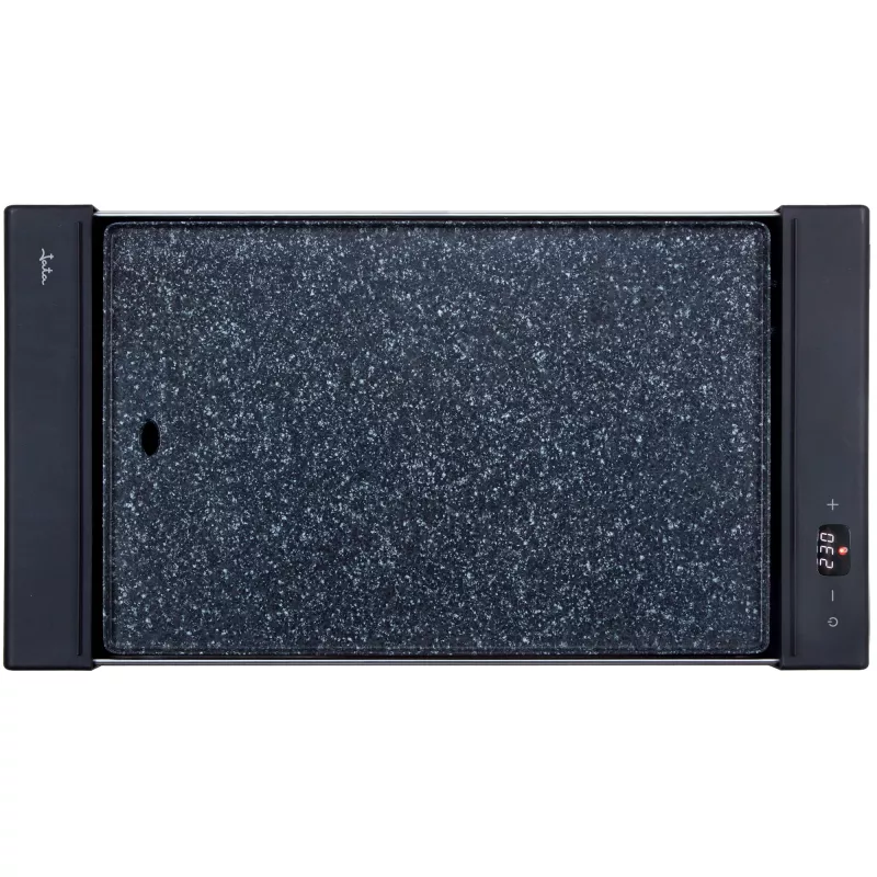 Contact grill Jata JEGR3000 — rectangular 480×320 mm, 2700 W, touch controls, black