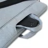 Laptop Bag Beline 16 — gray durable lightweight material, fits 16-inch laptops