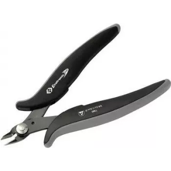 Precision cutters c.k tools T3885 ESD non-faceted, angled cutting pliers for electronics