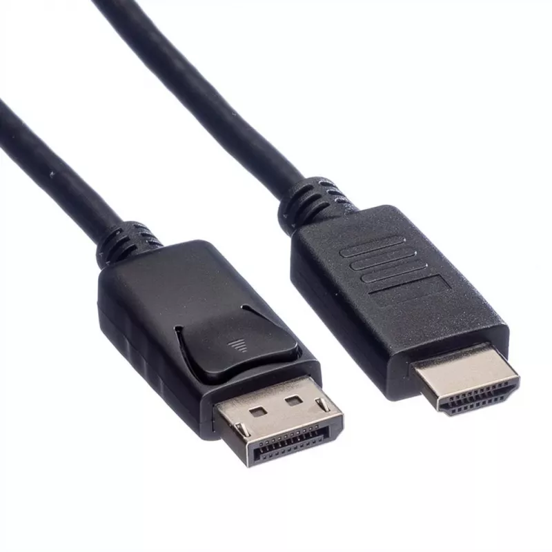 Cable ROLINE 11445780 1 m DisplayPort to HDMI Black