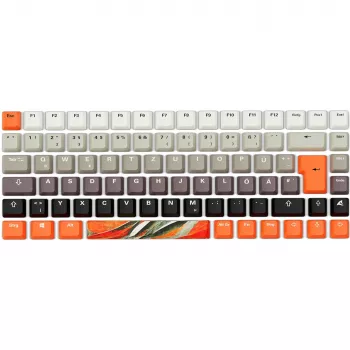 Mechanical gaming keyboard Sharkoon SKILLER SGK50 S3 Design Bundle D6 — orange/grey