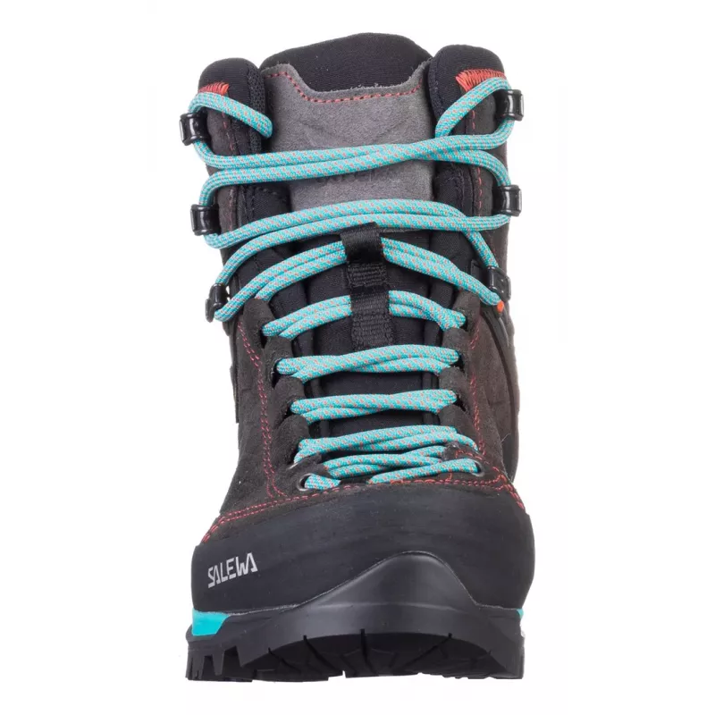 Salewa MTN Trainer Mid GTX Female Adult Black Blue Leather Suede Vibram WTC