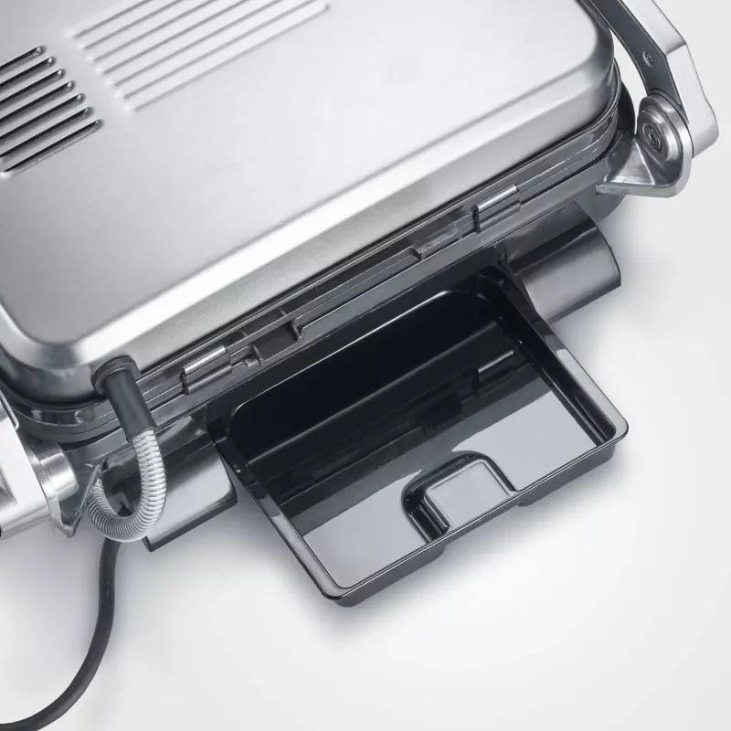 Contact Grill SEVINI Pro, KG 2395 (Silver/black, 1.800 Watt)
