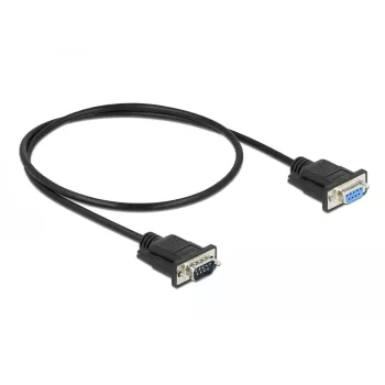 Serial Cable DeLOCK 86613 Black 0.5m RS-232