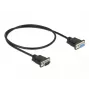 Serial Cable DeLOCK 86613 Black 0.5m RS-232