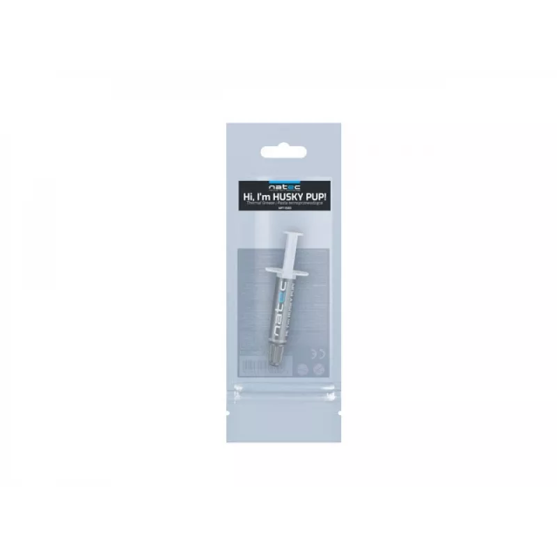 Thermal Paste NATEC Husky Pup heat sink compound, thermal conductivity 4.63 W/m·K, -30–280°C, grey