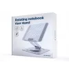 Notebook riser stand GEMBIRD NBS-DR1-01 — rotating base, adjustable height, Space Grey