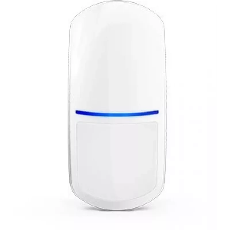 Motion detector SATEL SLIM-PIR-PRO — dual PIR + microwave, detection up to 24 m, 90° angle, white