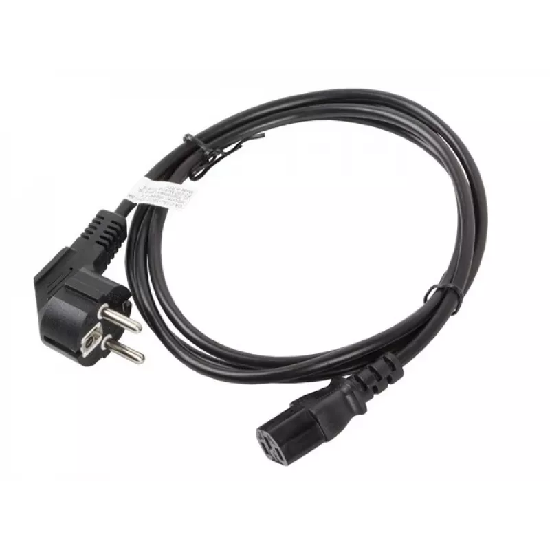 Lanberg CA-C13C-10CC-0018-BK Power Cable Black 1,8 M C13 coupler CEE7/7 (CA-C13C-10CC-0018-BK)
