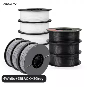 3D Printer Filament Creality PLA+ 1.75 mm White Grey 1 kg