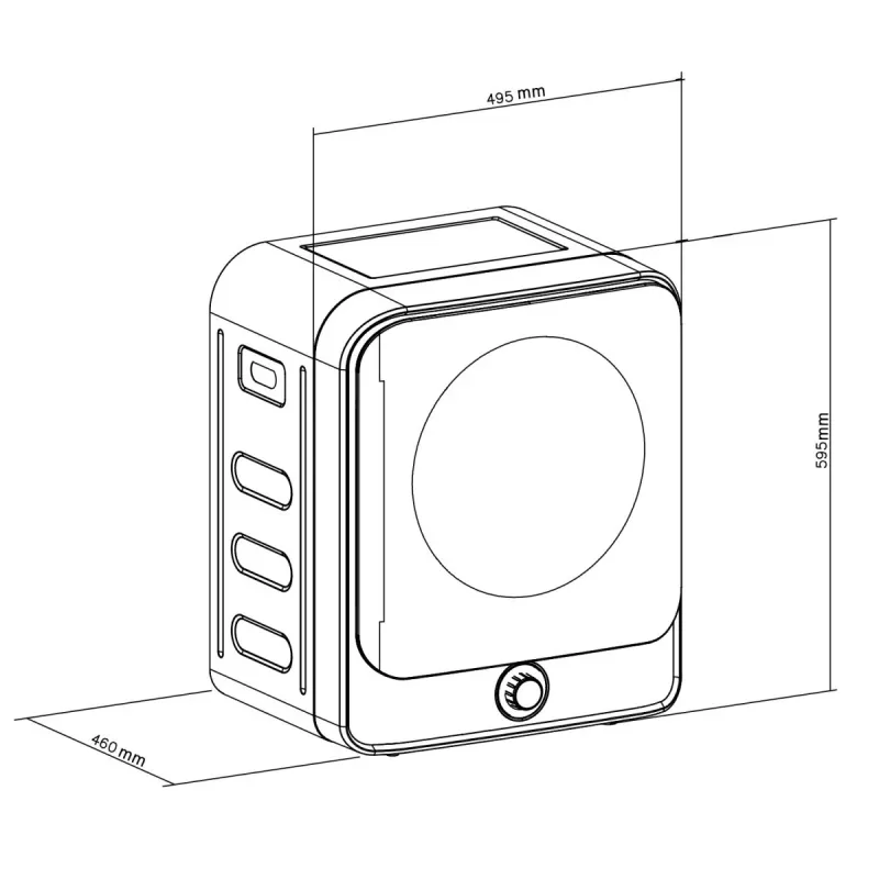 GB415 Electric Mini Tumble Dryer 3 kg
