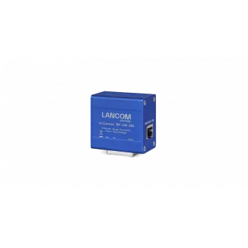 Network adapter Lancom Systems AirLancer SN-LAN-10G — 10 Gigabit Ethernet, IEEE 802.3af/at/bt, aluminium housing, blue