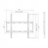 TV wall mount, fix, 32-55', max.40kg